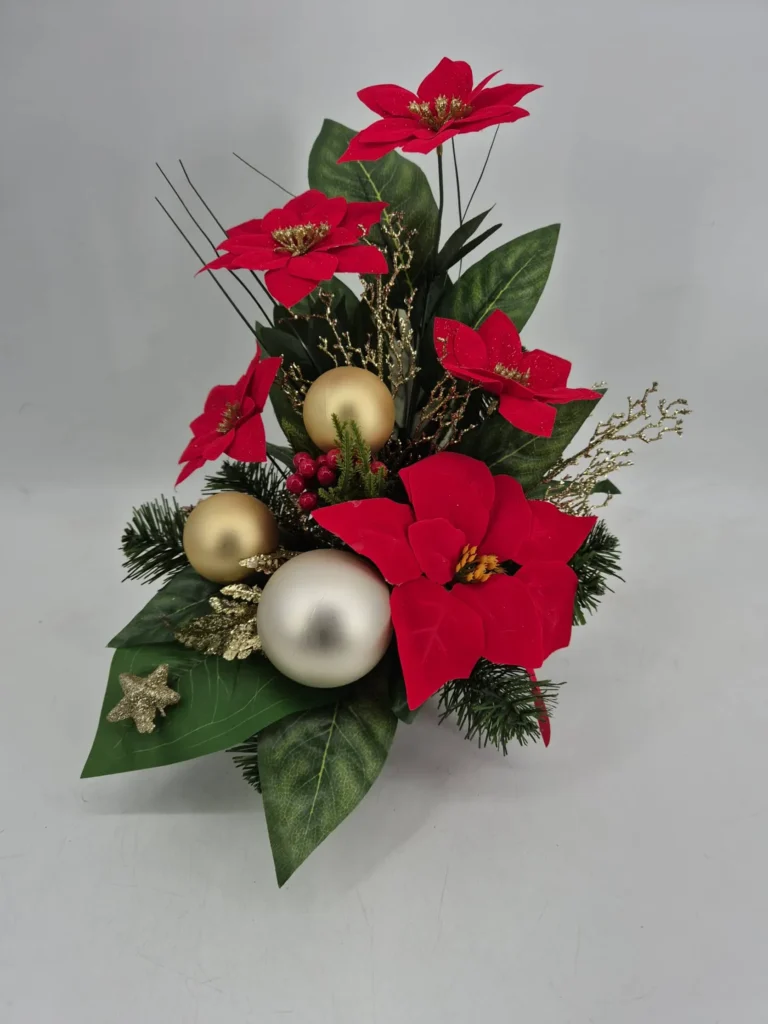 Kompozycje bożonarodzeniowe wykonane przez producenta stroików sztucznych KP Paula (2)