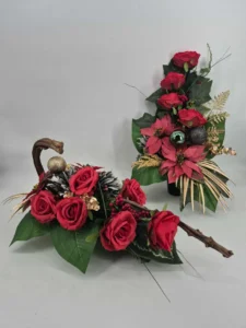 Kompozycje bożonarodzeniowe wykonane przez producenta stroików sztucznych KP Paula (7)