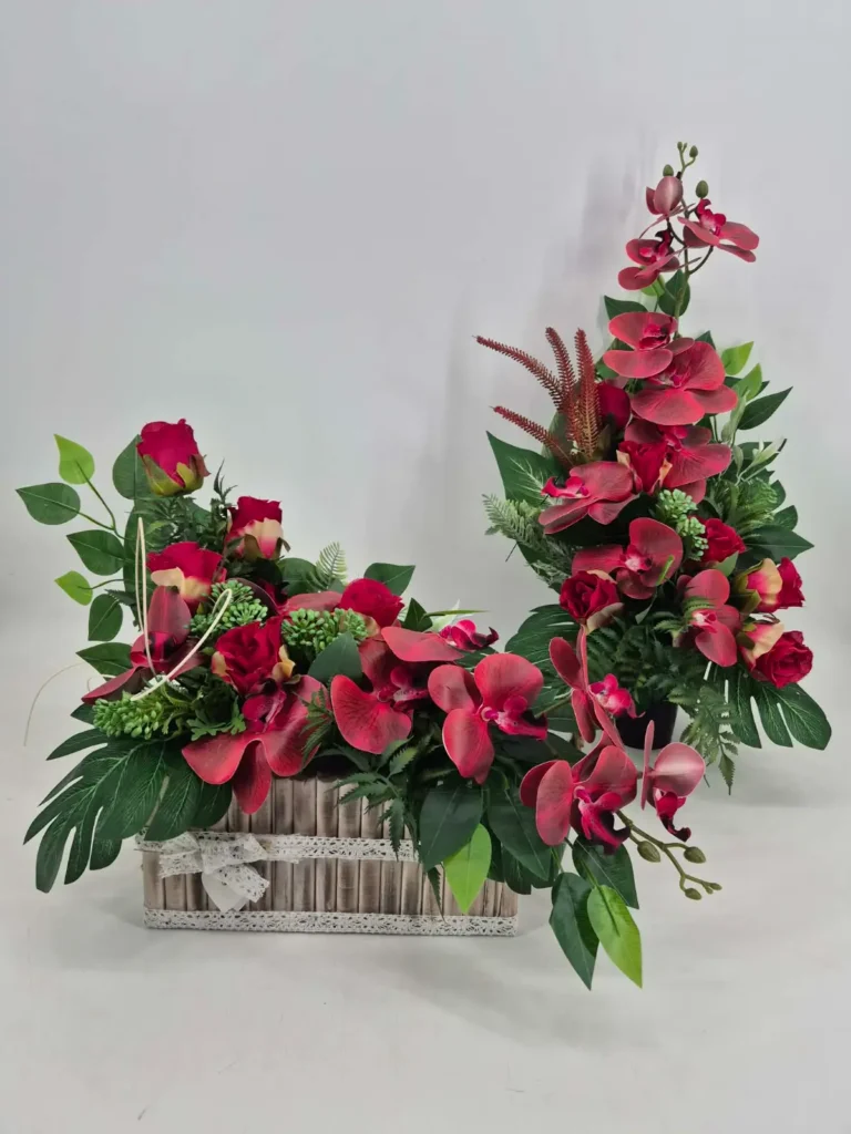 Stroiki z kwiatów sztucznych 